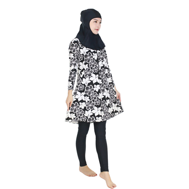 Lasona Women Burkini Hijab Swimwear Loose Style Baju Renang Muslim Wanita TRPM-C3332-L01796 - Gambar 4