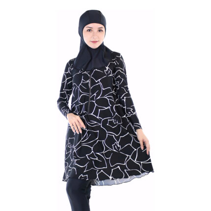 Lasona Women Burkini Hijab Swimwear Loose Style Baju Renang Muslim Wanita TRPM-C3332-L01943