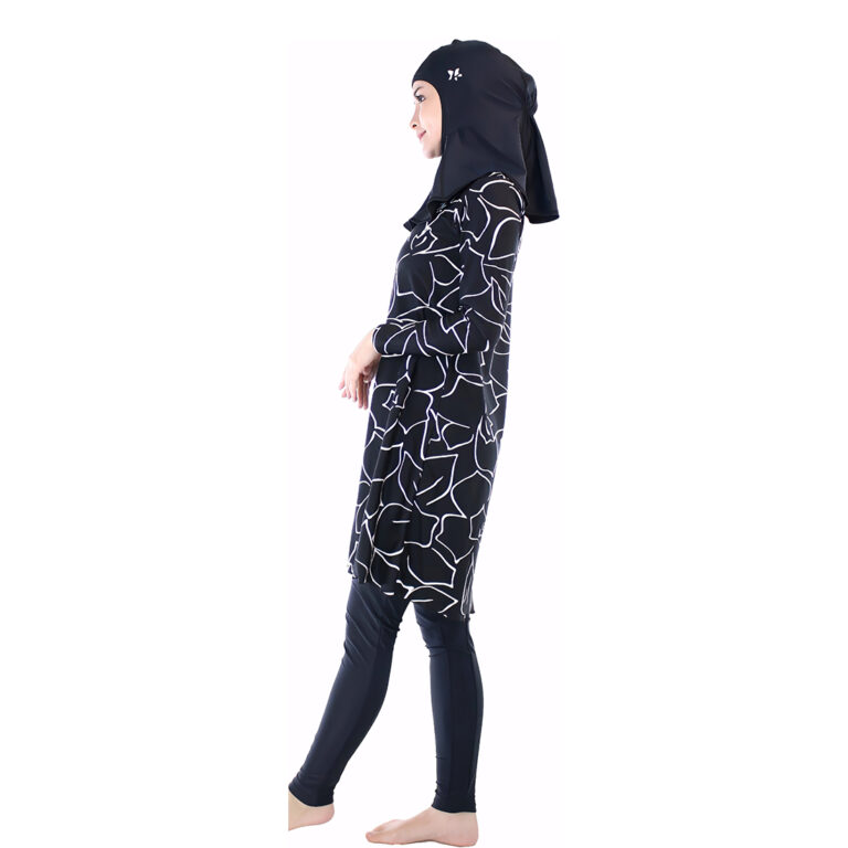 Lasona Women Burkini Hijab Swimwear Loose Style Baju Renang Muslim Wanita TRPM-C3332-L01943 - Image 3