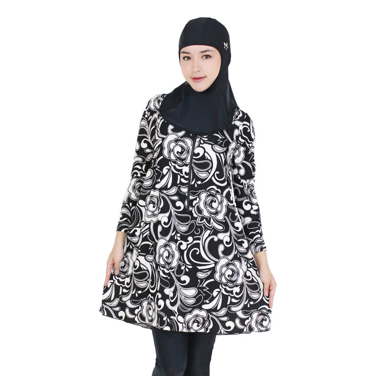 Lasona Women Burkini Hijab Swimwear Loose Style Baju Renang Muslim Wanita TRPM-C3332-L01949 - Image 1