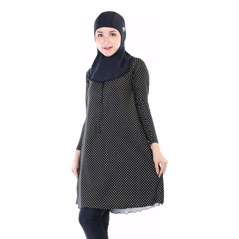 Lasona Women Burkini Hijab Swimwear Loose Style Baju Renang Muslim Wanita TRPM-C3332-L0756 - Gambar 1