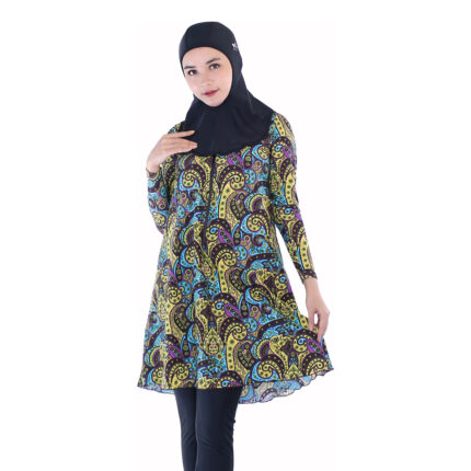 Lasona Women Burkini Hijab Swimwear Loose Style Baju Renang Muslim Wanita TRPM-C3332-L0917