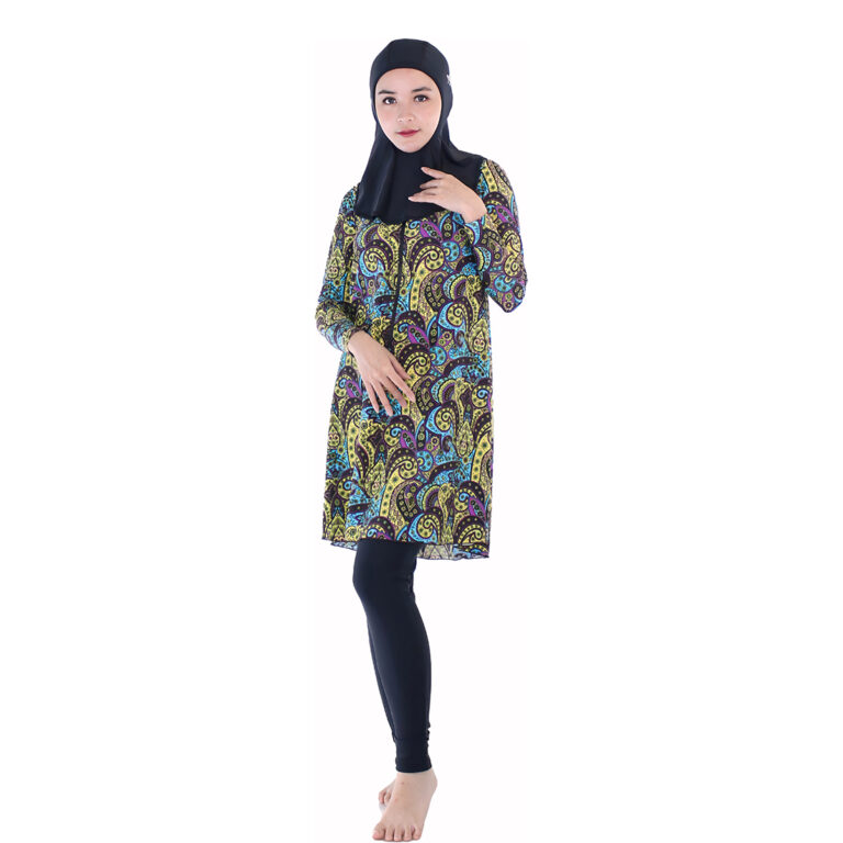 Lasona Women Burkini Hijab Swimwear Loose Style Baju Renang Muslim Wanita TRPM-C3332-L0917 - Image 2