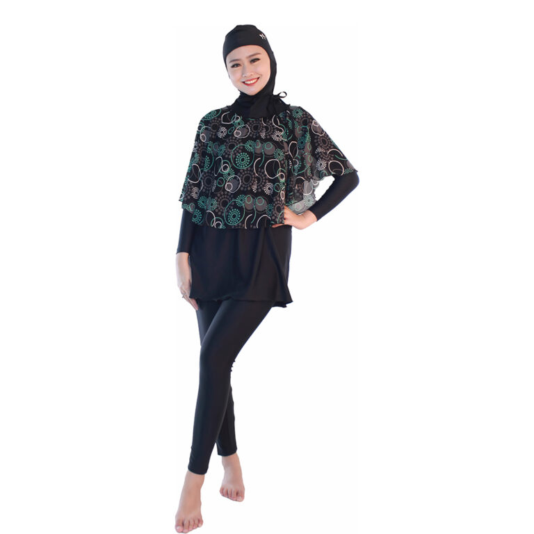 Lasona Cape Burqini Swimsuit Penutup Dada Baju Renang Muslim AR-CAP-008-I0069 - Gambar 2