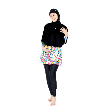Lasona Cape Burqini Swimsuit Penutup Dada Baju Renang Muslim AR-CAP-008-L4 - Gambar 2