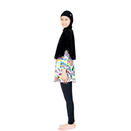 Lasona Cape Burqini Swimsuit Penutup Dada Baju Renang Muslim AR-CAP-008-L4 - Gambar 3