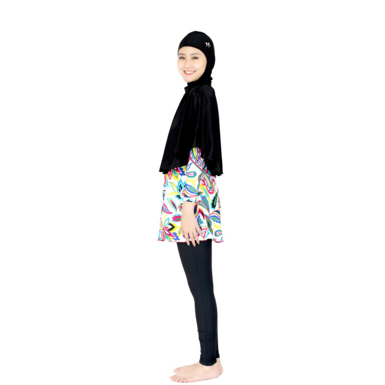 Lasona Cape Burqini Swimsuit Penutup Dada Baju Renang Muslim AR-CAP-008-L4 - Gambar 3