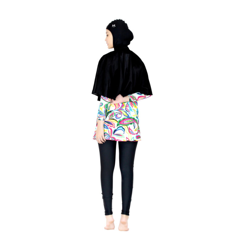 Lasona Cape Burqini Swimsuit Penutup Dada Baju Renang Muslim AR-CAP-008-L4 - Gambar 5