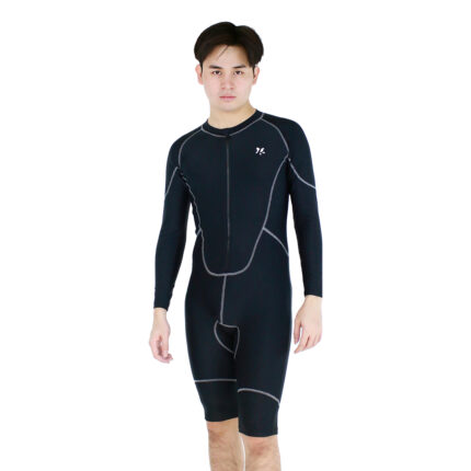 Lasona Men Swimwear Baju Renang Diving Pria Tangan Panjang MTRJ-C3337-L4