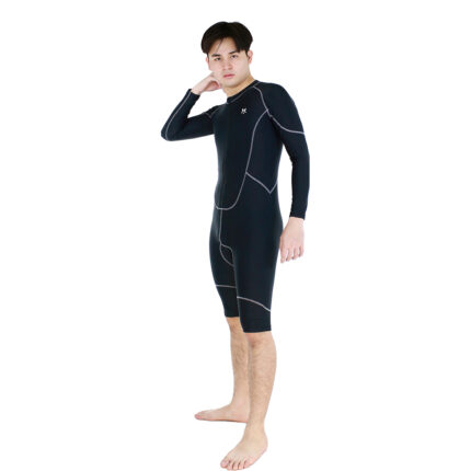 Lasona Men Swimwear Baju Renang Diving Pria Tangan Panjang MTRJ-C3337-L4 - Image 3