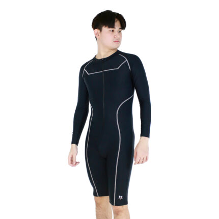 Lasona Men Swimwear Baju Renang Diving Pria Tangan Panjang MTRJ-C3339-L4