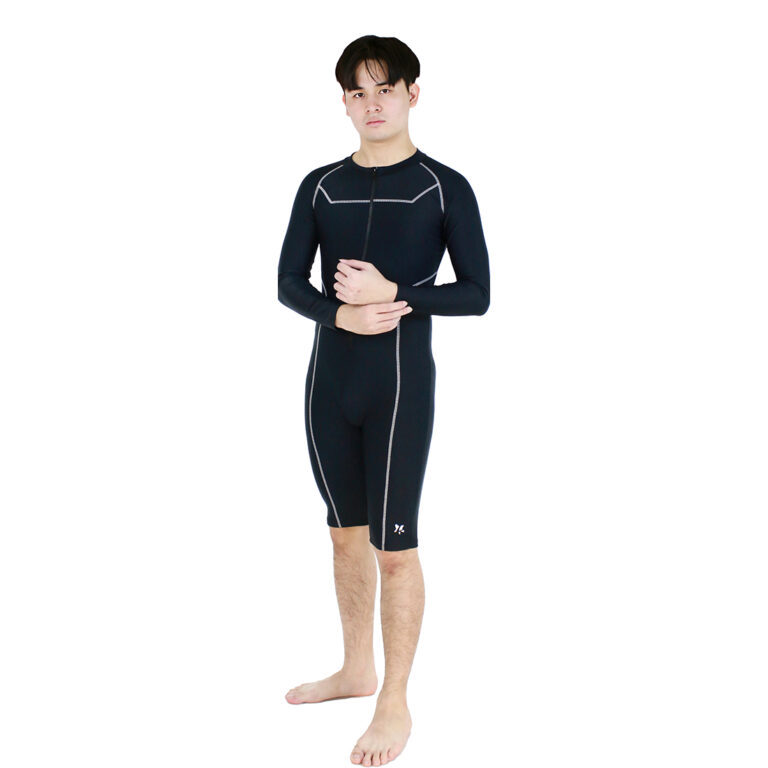 Lasona Men Swimwear Baju Renang Diving Pria Tangan Panjang MTRJ-C3339-L4 - Image 2