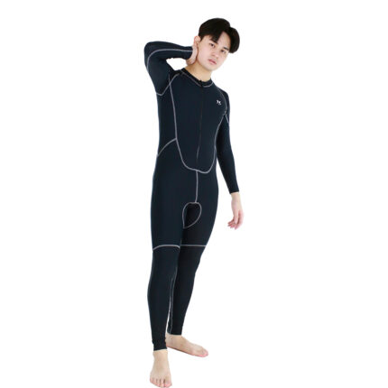 Lasona Men Swimwear Baju Renang Diving Panjang Pria Tangan Panjang MTRP-C3337-L4 - Gambar 4