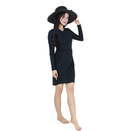 Lasona Women Swimwear Baju Renang Rok Wanita Tangan Panjang SWJ-C3342-L4 - Image 4