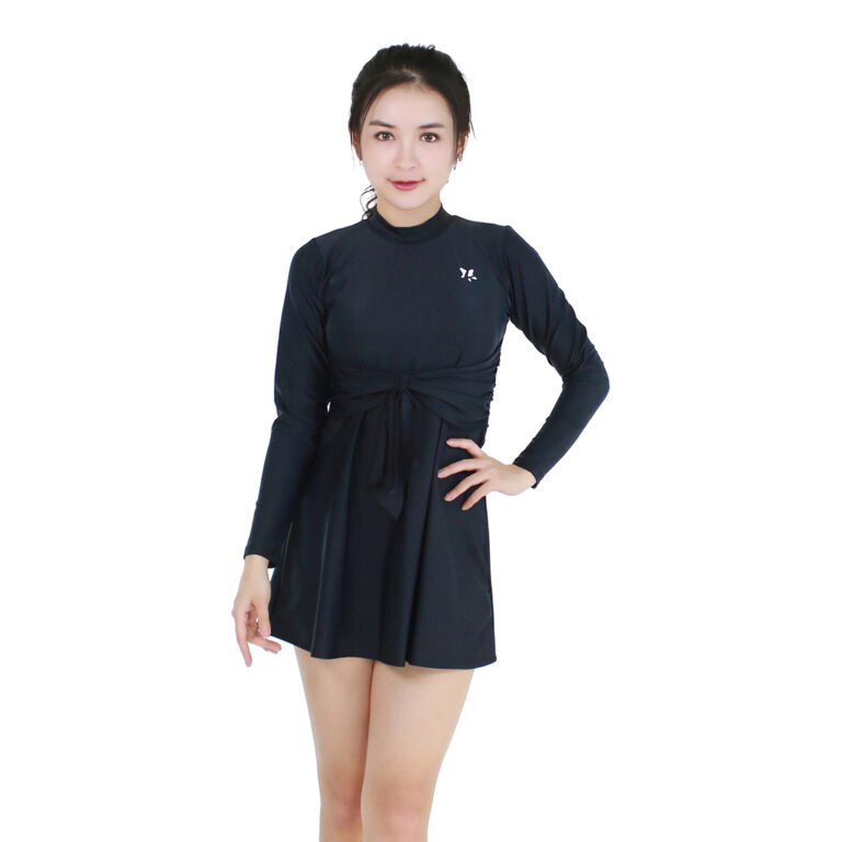 Lasona Women Swimwear Baju Renang Rok Wanita Tangan Panjang SWJ-C3345-L4 - Image 1