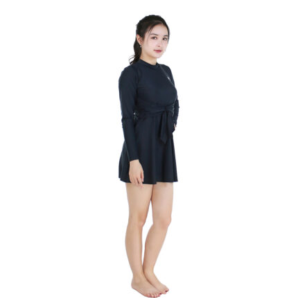 Lasona Women Swimwear Baju Renang Rok Wanita Tangan Panjang SWJ-C3345-L4 - Image 4