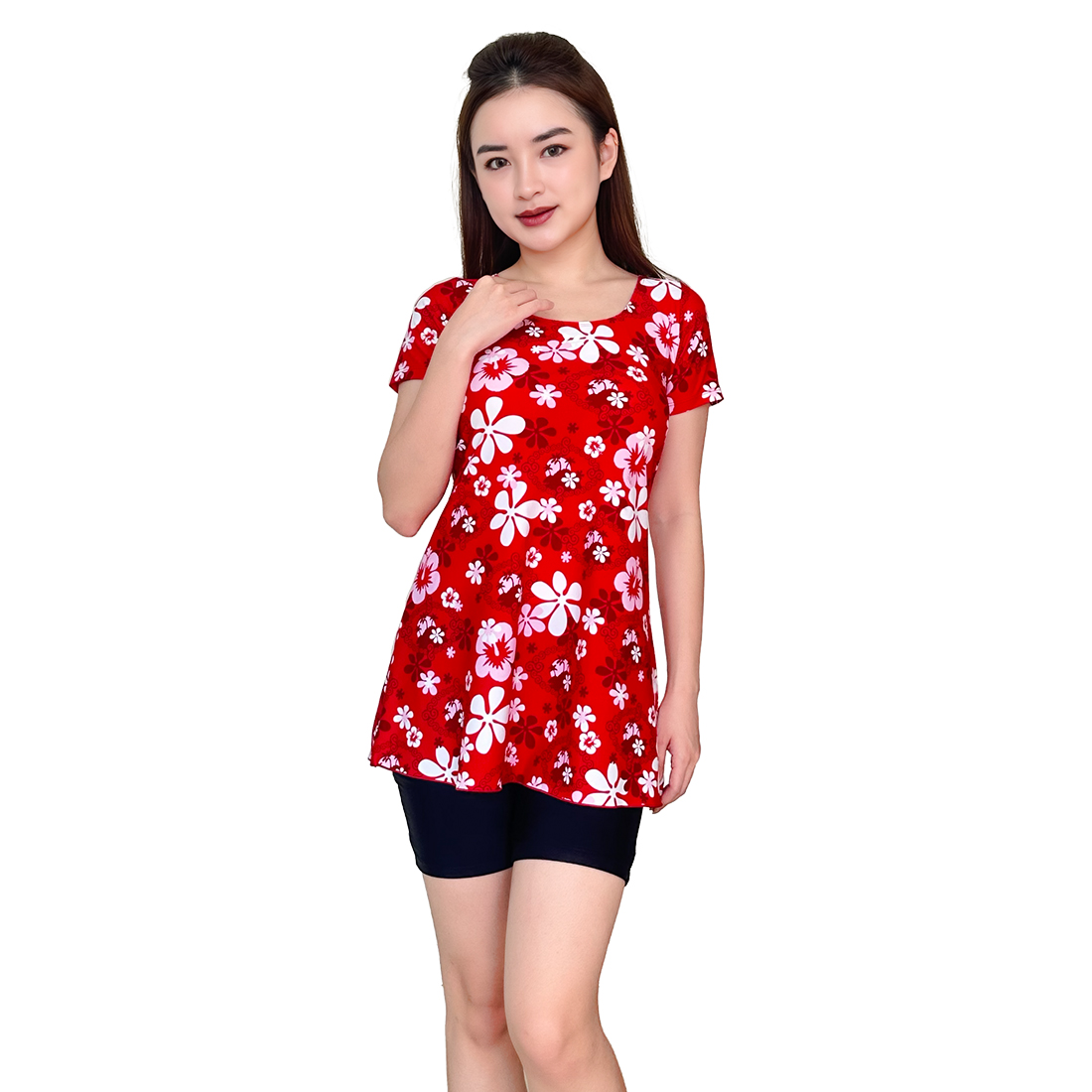 Lasona Women Baju Renang Baju Renang Rok Wanita TRDP-A2438J-L01689