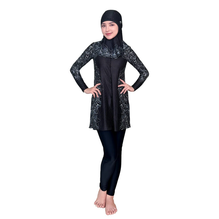 Lasona Women Burkini Hijab Swimwear Loose Style Baju Renang Muslim Wanita TRPM-C1209-L01981 - Gambar 2