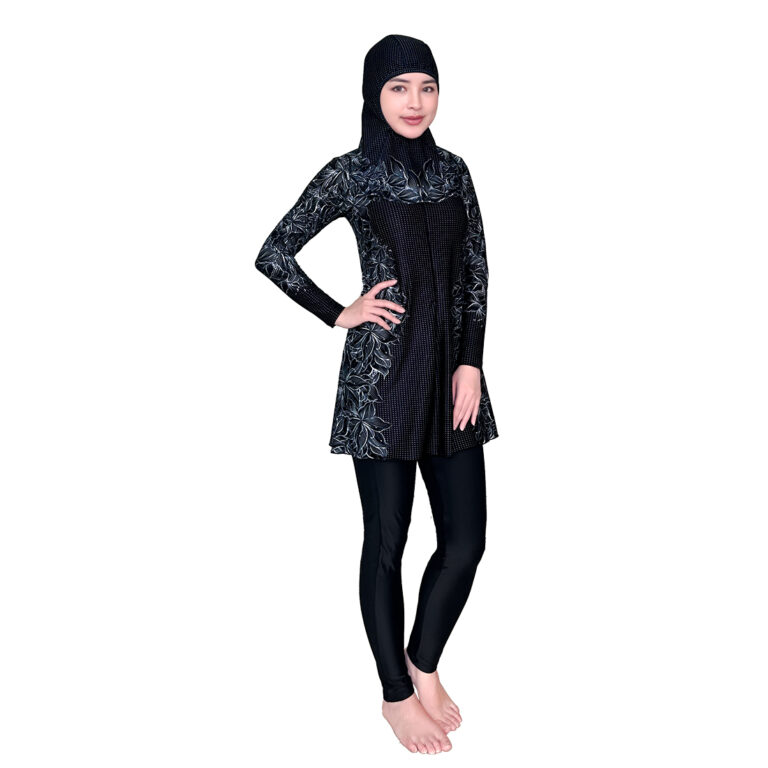 Lasona Women Burkini Hijab Swimwear Loose Style Baju Renang Muslim Wanita TRPM-C1209-L01981 - Gambar 4