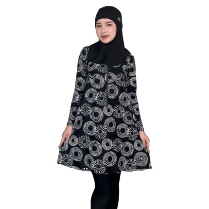 Lasona Women Burkini Hijab Swimwear Loose Style Baju Renang Muslim Wanita TRPM-C3332-L01539