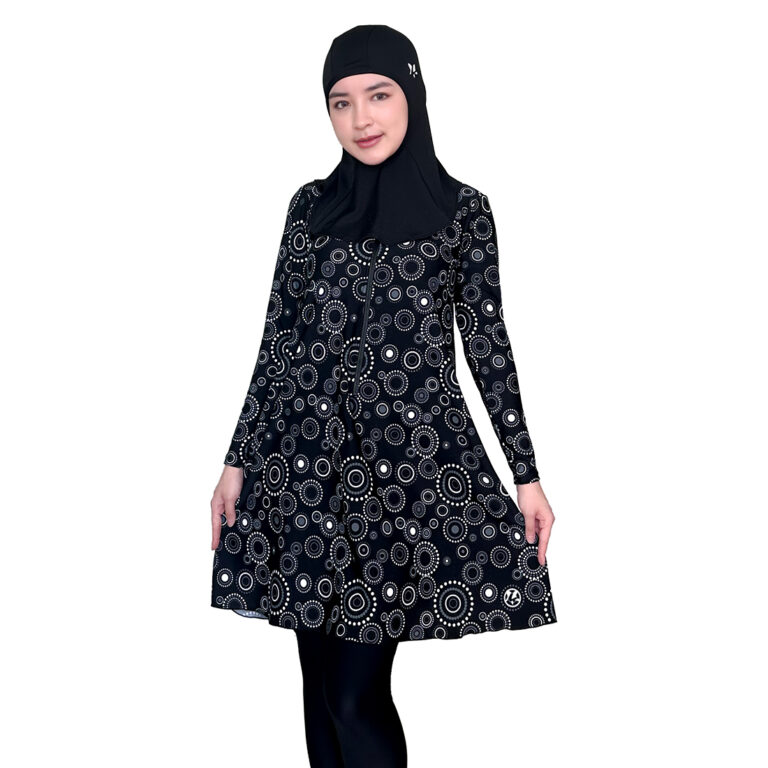 Lasona Women Burkini Hijab Swimwear Loose Style Baju Renang Muslim Wanita TRPM-C3332-L01753 - Image 1