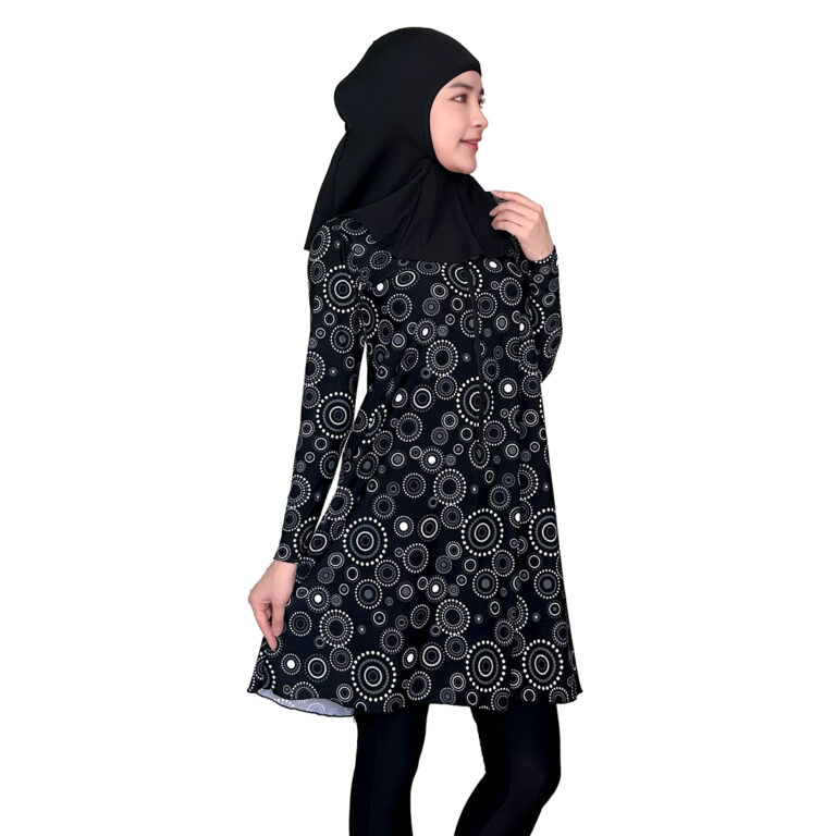 Lasona Women Burkini Hijab Swimwear Loose Style Baju Renang Muslim Wanita TRPM-C3332-L01753 - Image 4