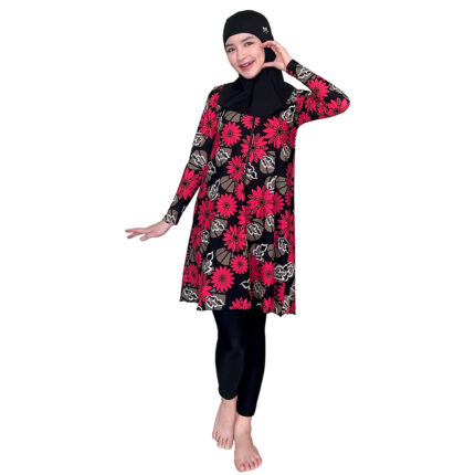 Lasona Women Burkini Hijab Swimwear Loose Style Baju Renang Muslim Wanita TRPM-C3332-L01760 - Image 2