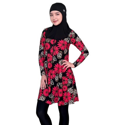 Lasona Women Burkini Hijab Swimwear Loose Style Baju Renang Muslim Wanita TRPM-C3332-L01760 - Image 3