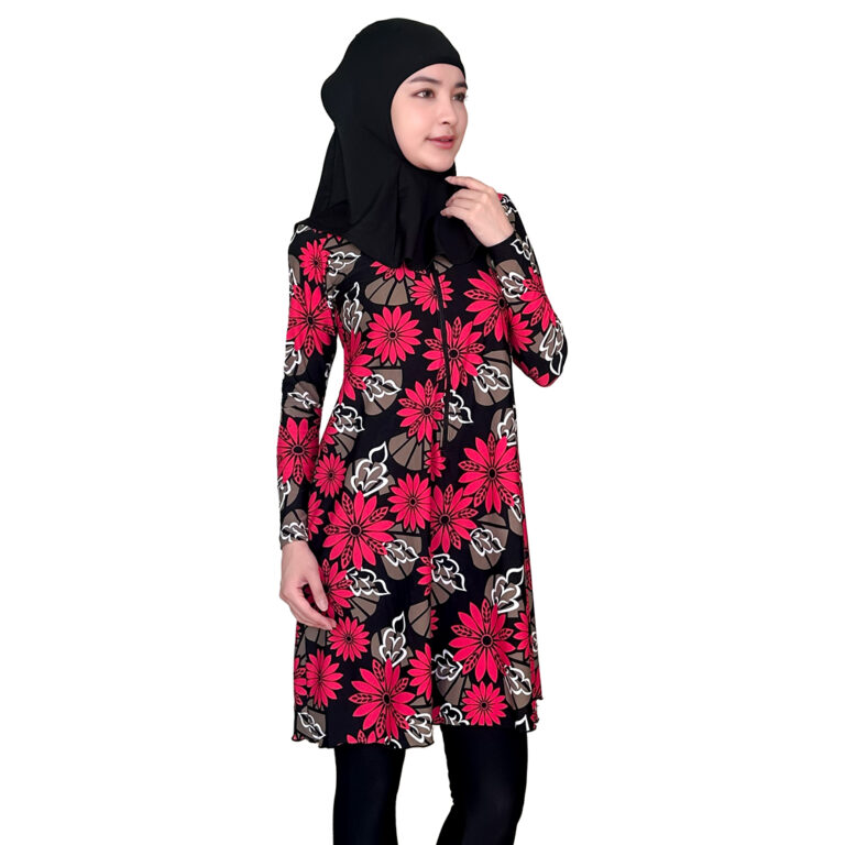 Lasona Women Burkini Hijab Swimwear Loose Style Baju Renang Muslim Wanita TRPM-C3332-L01760 - Image 4