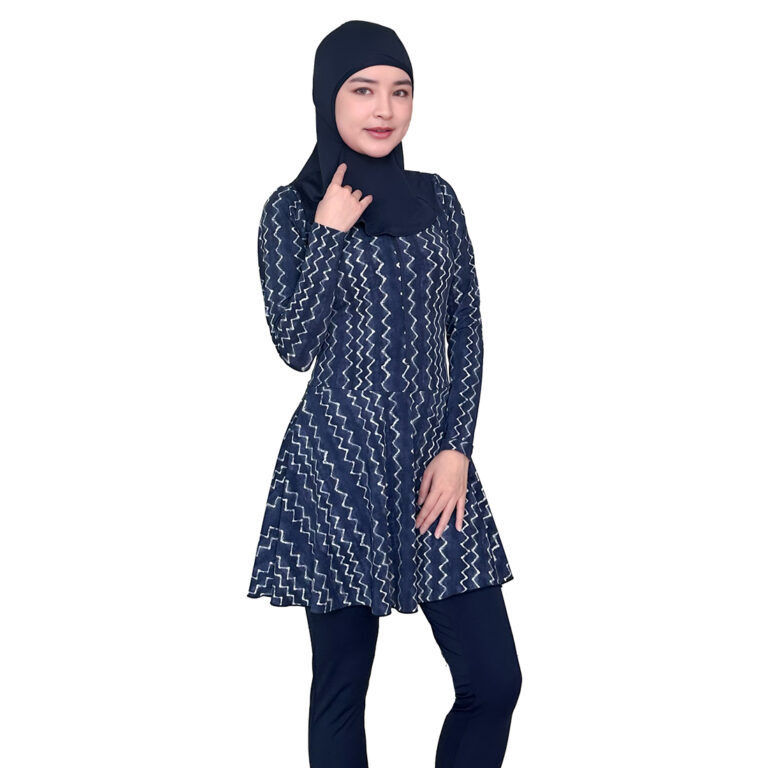 Lasona Women Burkini Hijab Swimwear Baju Renang Muslim Wanita TRPM-C3344-L01977 - Image 4