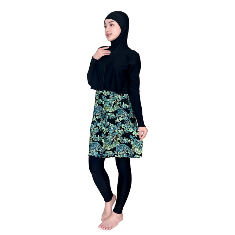 Lasona Women Burkini Hijab Swimwear Loose Style Baju Renang Muslim Wanita TRPM-C3366-L01950 - Gambar 3
