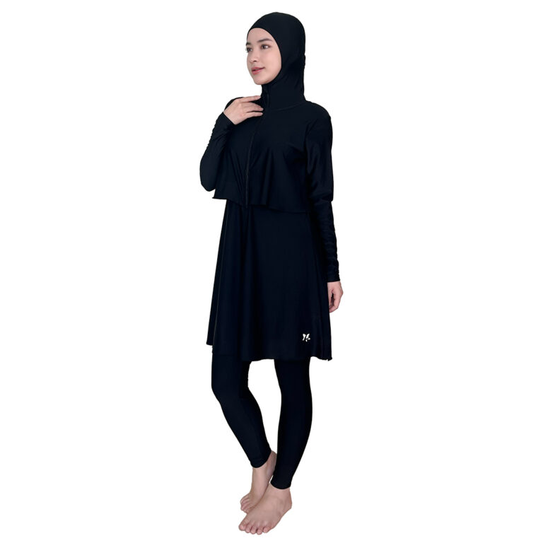 Lasona Women Burkini Hijab Swimwear Loose Style Baju Renang Muslim Wanita TRPM-C3366-L4 - Gambar 3