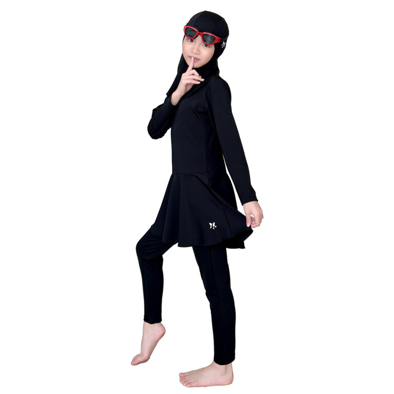 Lasona Kids Burkini Hijab Swimwear Baju Renang Muslim Anak Perempuan TRPM-G3344-E3 - Gambar 3