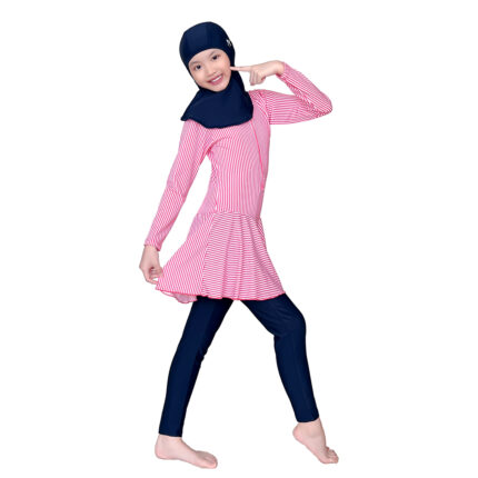 Lasona Kids Burkini Hijab Swimwear Baju Renang Muslim Anak Perempuan TRPM-G3344-L01010 - Image 4