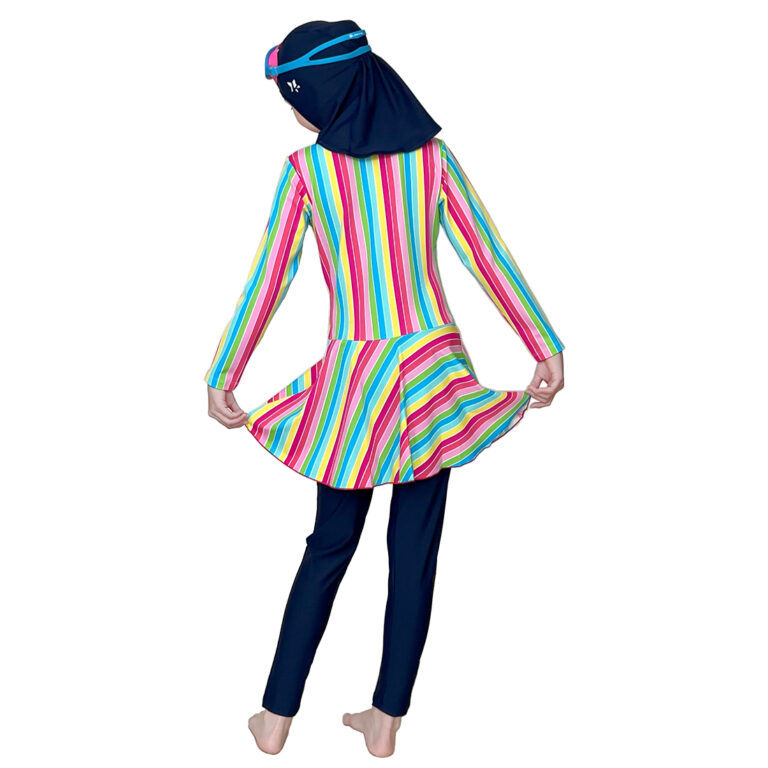 Lasona Kids Burkini Hijab Swimwear Baju Renang Muslim Anak Perempuan TRPM-G3344-L01204 - Gambar 5