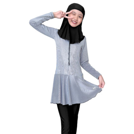 Lasona Kids Burkini Hijab Swimwear Baju Renang Muslim Anak Perempuan TRPM-G3344-L01343