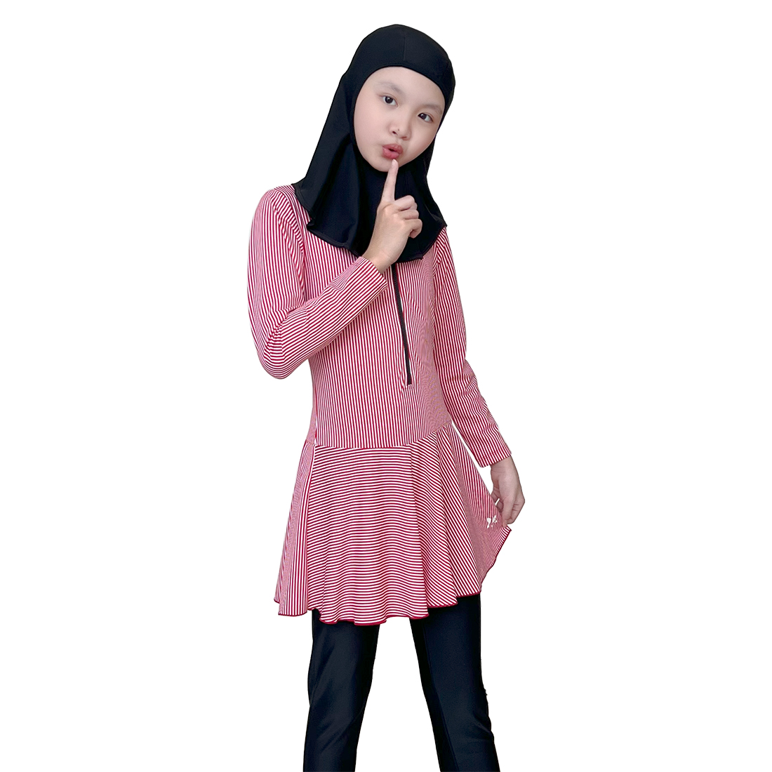 Lasona Kids Burkini Hijab Swimwear Baju Renang Muslim Anak Perempuan TRPM-G3344-L0587