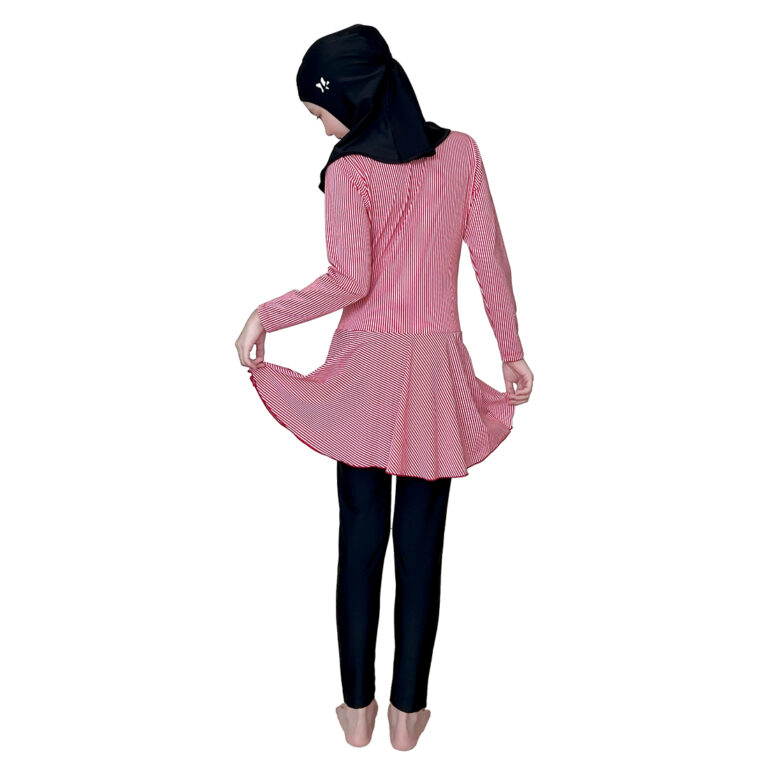 Lasona Kids Burkini Hijab Swimwear Baju Renang Muslim Anak Perempuan TRPM-G3344-L0587 - Gambar 5