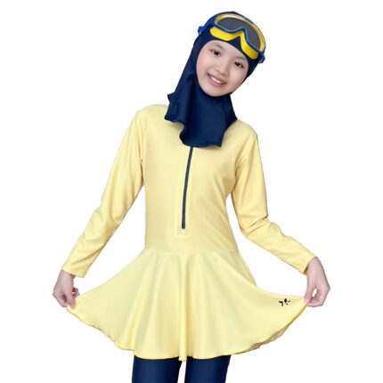 Lasona Kids Burkini Hijab Swimwear Baju Renang Muslim Anak Perempuan TRPM-K3344-L01338