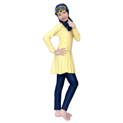 Lasona Kids Burkini Hijab Swimwear Baju Renang Muslim Anak Perempuan TRPM-K3344-L01338 - Image 4
