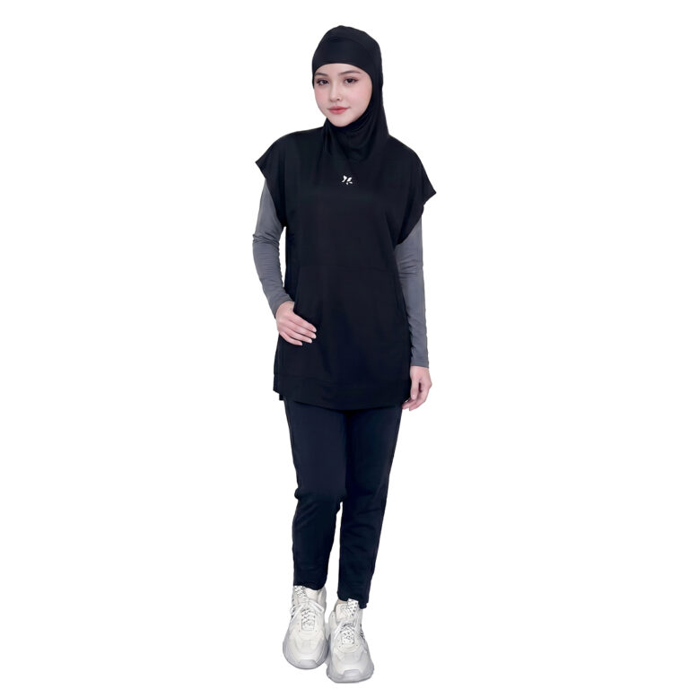 Lasona Sportswear Rompi Olahraga Wanita Hijab Sporty Vest AS-CAP-016-M - Image 2