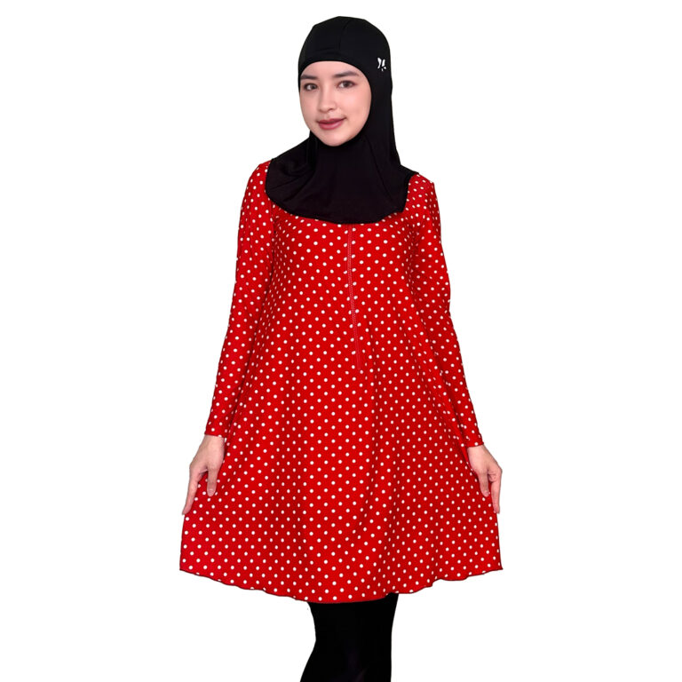 Lasona Women Burkini Hijab Swimwear Loose Style Baju Renang Muslim Wanita TRPM-C3332-L01615 - Image 1
