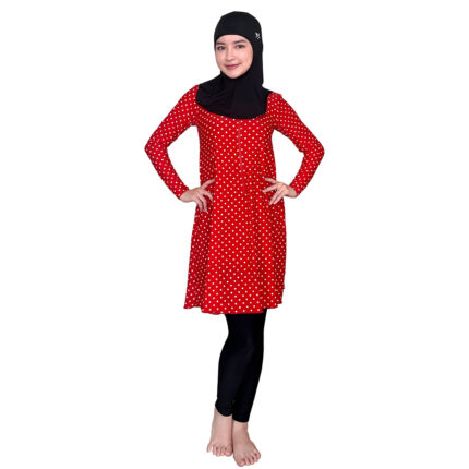 Lasona Women Burkini Hijab Swimwear Loose Style Baju Renang Muslim Wanita TRPM-C3332-L01615 - Image 2