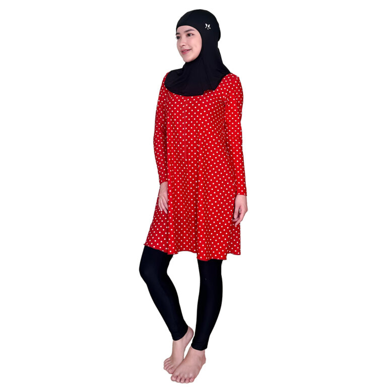 Lasona Women Burkini Hijab Swimwear Loose Style Baju Renang Muslim Wanita TRPM-C3332-L01615 - Image 3