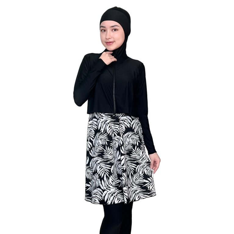 Lasona Women Burkini Hijab Swimwear Loose Style Baju Renang Muslim Wanita TRPM-C3366-L01624 - Image 1