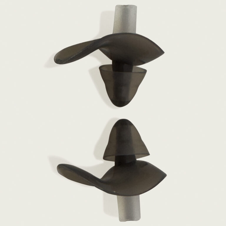 AR-EP-102_Black1.jpg Lasona Swim Earplug Nose Clip Tutup Telinga penjepit hidung renang AR-EP-102 - Image 1