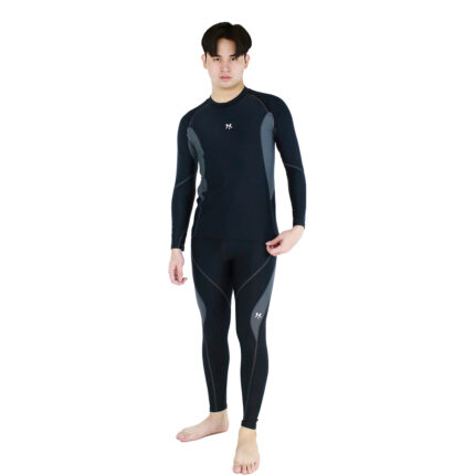 Lasona Men Rash Guard Swimwear Baju Atasan Renang Pria Tangan Panjang BM-C3352-L4 - Image 2