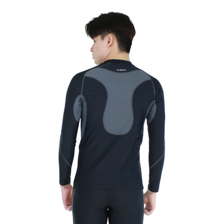 Lasona Men Rash Guard Swimwear Baju Atasan Renang Pria Tangan Panjang BM-C3352-L4 - Image 5