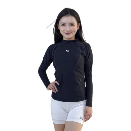 Lasona Women Swimsuit Diving Baju Atasan Renang Wanita Tangan Panjang BRP-C3351-L4