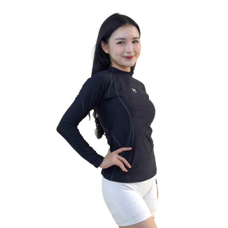 Lasona Women Swimsuit Diving Baju Atasan Renang Wanita Tangan Panjang BRP-C3351-L4 - Image 4